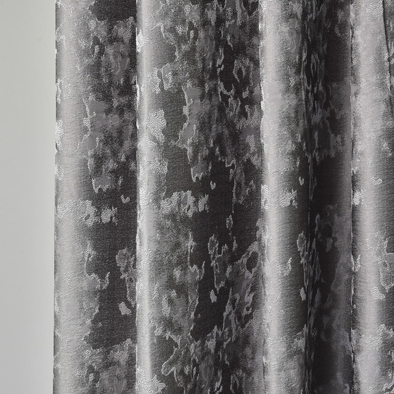 Ткань портьерная жаккардовая Тина 290 см 245 гр/м2, шторная ткань, ткань для штор, шторы, портьеры, гардины, ткань гардинная V-4401 сіра, фото 2