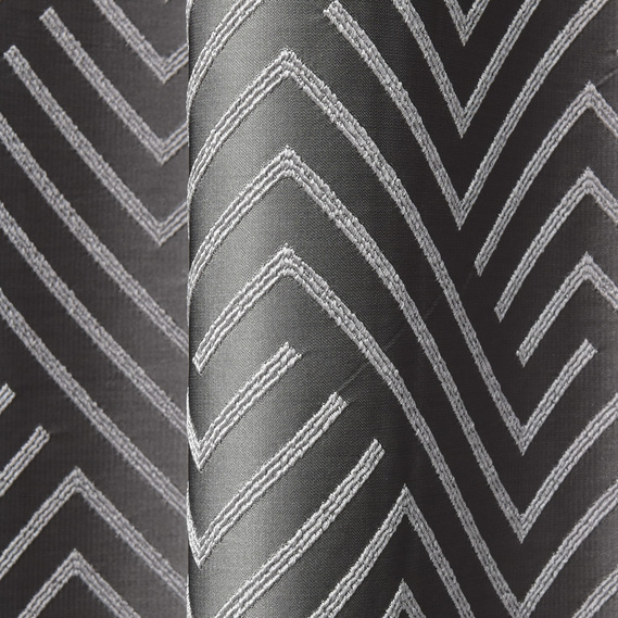 Ткань портьерная жаккардовая Паркер 290 см 278 гр/м2, шторная ткань, ткань для штор, шторы, портьеры, гардины, ткань гардинная V-4401 сіра, фото 3