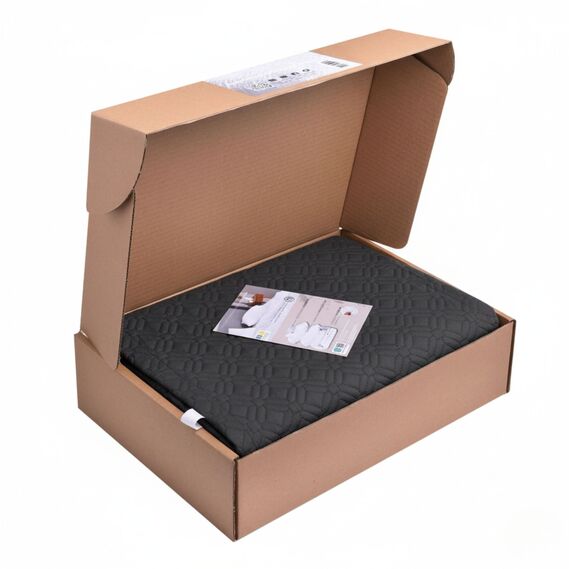 Cloud Dream IDEIA White Bedding Set, Gift Box Included т/сірий, фото 9