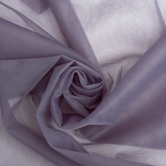 Ткань фатин евро 300 см 15 гр/м2 легкая декоративная для платьев, костюмов, декора  V-H74 т/сірий, фото 1