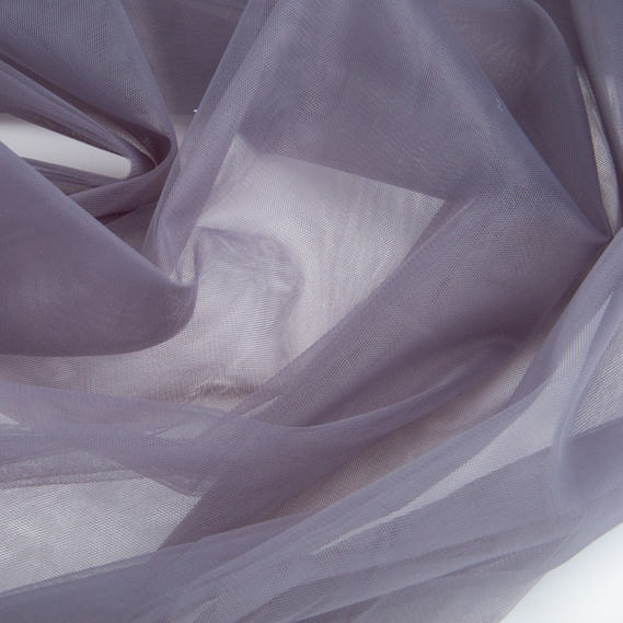 Ткань фатин евро 300 см 15 гр/м2 легкая декоративная для платьев, костюмов, декора  V-H74 т/сірий, фото 2