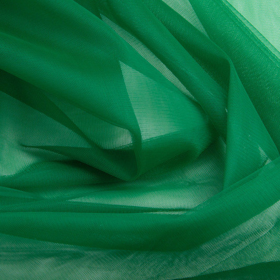 Tulle fabric, 3.0 meters, Euro style V-H34 смарагд, фото 2