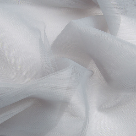 Tulle fabric, 3.0 meters, Euro style V-H119 попіл, фото 2