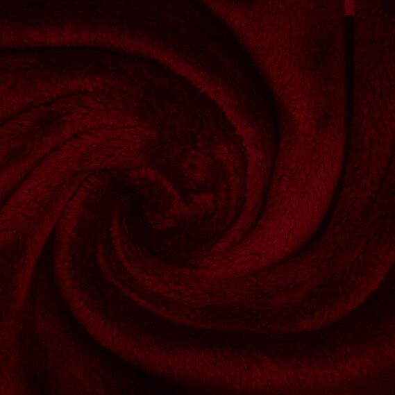 Velsoft blanket 170х210 cm, super soft, with Christmas embroidery бордо печиво, фото 4