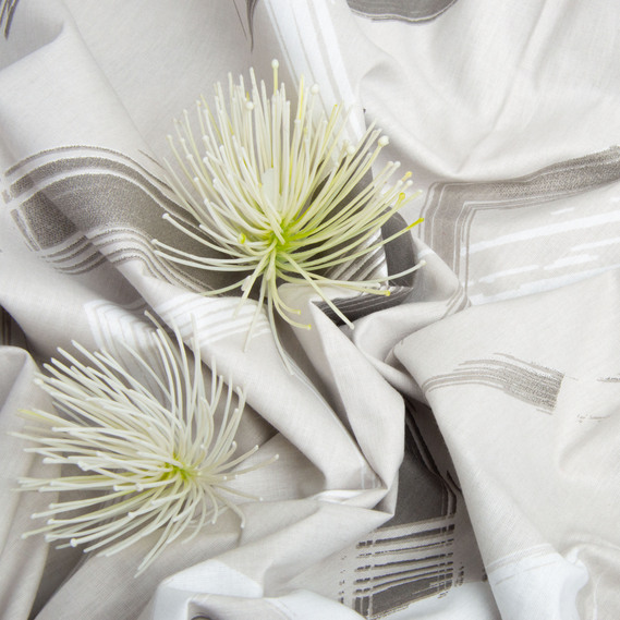 Ranfors coarse calico fabric 5,28951/47 Графіка беж, фото 4