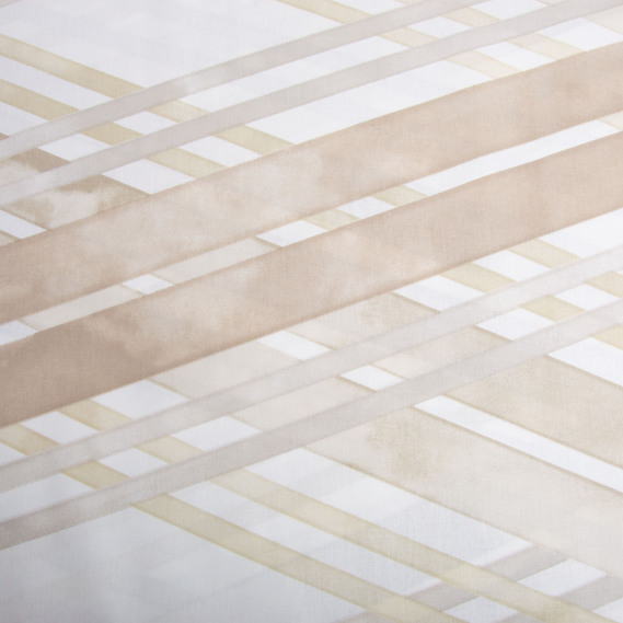 Ranfors coarse calico fabric 8.28909/21 Ромб беж, фото 2