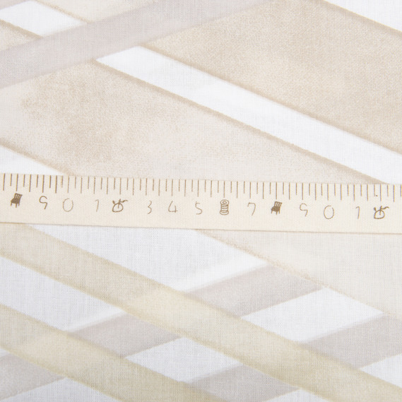 Ranfors coarse calico fabric 8.28909/21 Ромб беж, фото 5