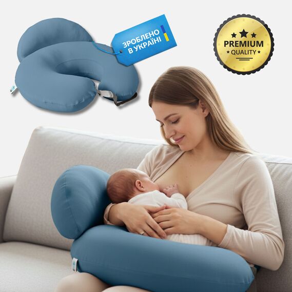 Feeding Pillow "Couch" 60x70x16 cm cotton hypoallergenic fiber м`ята, фото 1