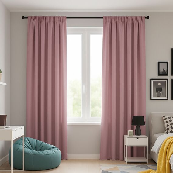 Set of 2 curtains 150x260 cm, Canvas curtains, drapes, portieres on curtain tape фрез, фото 1