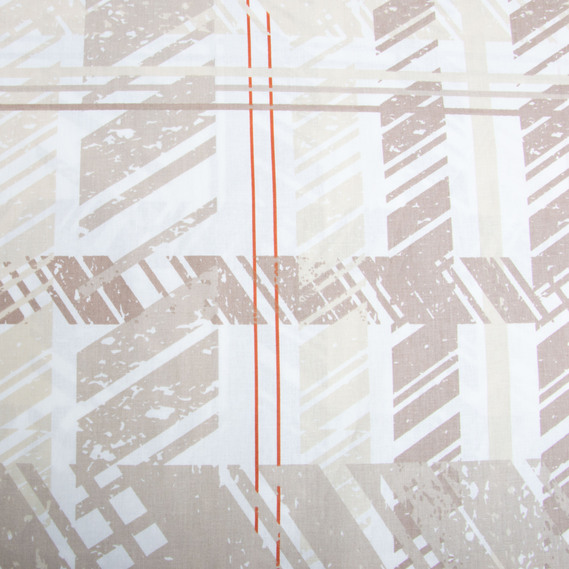 Ткань бязь ранфорс для постельного белья, хлопок, 130 гр/м2, 240 см 4.28642/6 Технополіс беж, фото 2