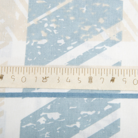 Тканина бязь ранфорс для постільної білизни, бавовна, 130 гр/м2, 240 см 4.28642/7 Технополіс блакитна, фото 5