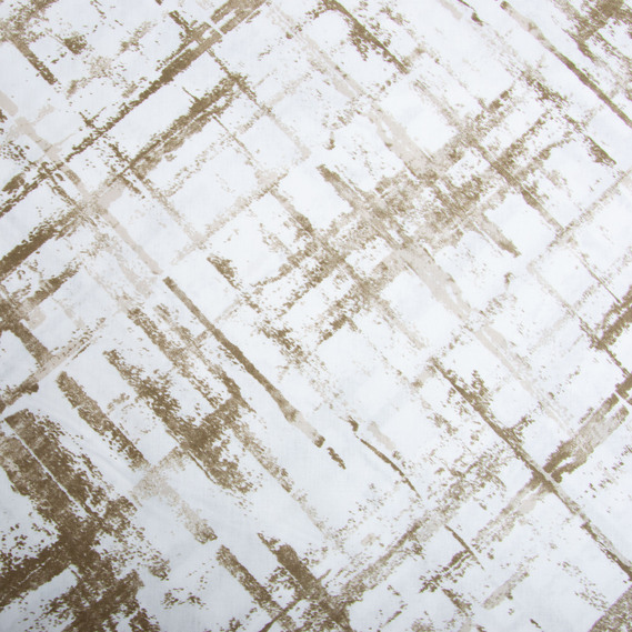 Ткань бязь ранфорс для постельного белья, хлопок, 130 гр/м2, 240 см M03172/12 Мариво беж, фото 2