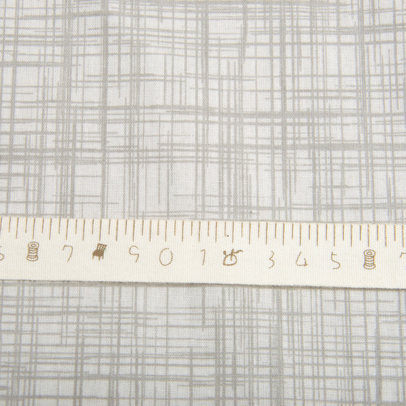 Ткань бязь ранфорс для постельного белья, хлопок, 130 гр/м2, 240 см 1,29376/52 Метелиця сіро/беж, фото 5