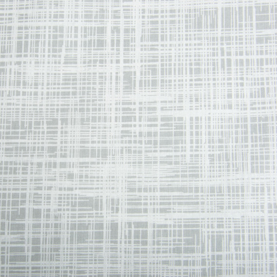 Ткань бязь ранфорс для постельного белья, хлопок, 130 гр/м2, 240 см 1,29775/94 Метелиця сіра, фото 2