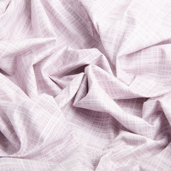Ткань бязь ранфорс для постельного белья, хлопок, 130 гр/м2, 240 см 1,29775/96 Метелиця лілова, фото 3
