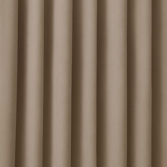 Set of 2 curtains 150x260 cm, Canvas curtains, drapes, portieres on curtain tape т беж, фото 7