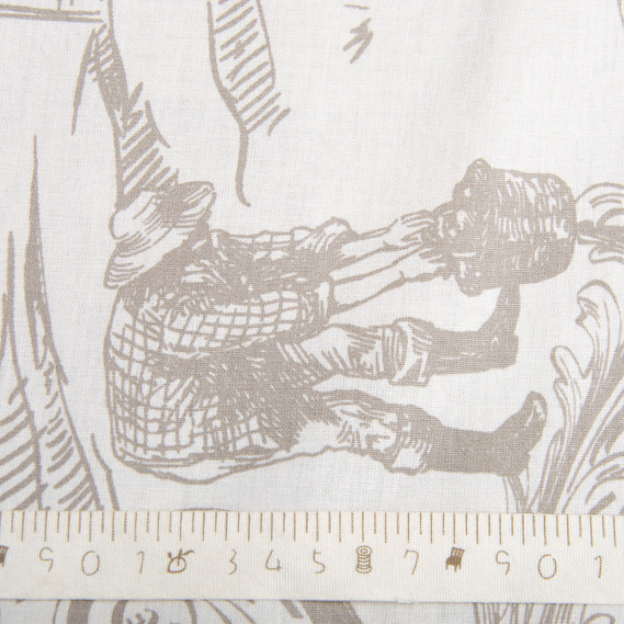 Ткань бязь ранфорс для постельного белья, хлопок, 130 гр/м2, 240 см 2,28088/9 Фазенда беж, фото 5