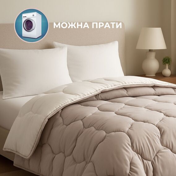 Ковдра вовняна Woolly 140х210 см IDEIA 400 г/м2 зимова, тепла, натуральна, овеча вовна, фото 4