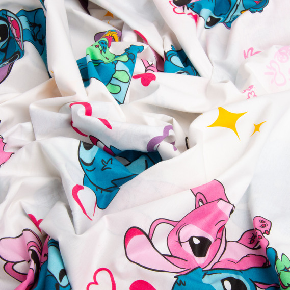 Ткань бязь ранфорс для постельного белья, хлопок, 130 гр/м2, 240 см 25100058/11 Стіч білий №2, фото 3