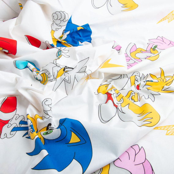 Ткань бязь ранфорс для постельного белья, хлопок, 130 гр/м2, 240 см 10090-01 Sonic, фото 3