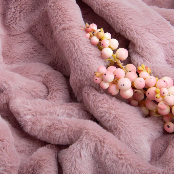 Ткань искусственный мех Кролик Крош 150 см 380 гр/м2, для одежды, шуб, жилетов и интерьерного декора фрез, фото 4