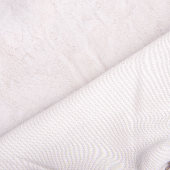 Ткань искусственный мех Кролик Крош 150 см 380 гр/м2, для одежды, шуб, жилетов и интерьерного декора пастель, фото 2