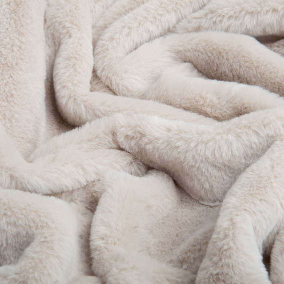 Тканина штучне хутро Кролик Крош 150 см 380 гр/м2, для одягу,  шуб, жилетів та інтер`єрного декору попіл, фото 3