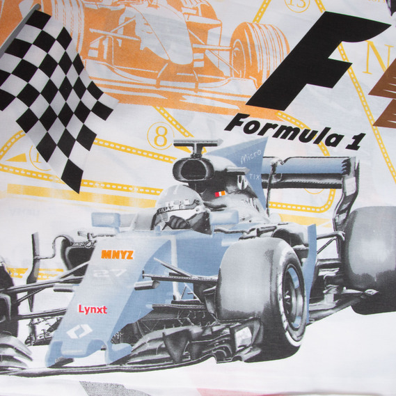 Ranfors coarse calico fabric 25041666/2 Картинг червоний, фото 2