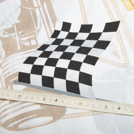 Ткань бязь ранфорс для постельного белья, хлопок, 130 гр/м2, 240 см 25041666/3 Картинг хакі, фото 5