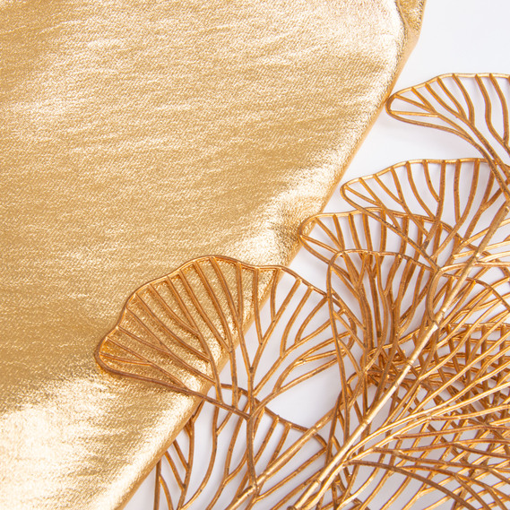 Тканина парча Роксолана стрейч 145 см декоративна тканина для костюмів та декору золото, фото 3