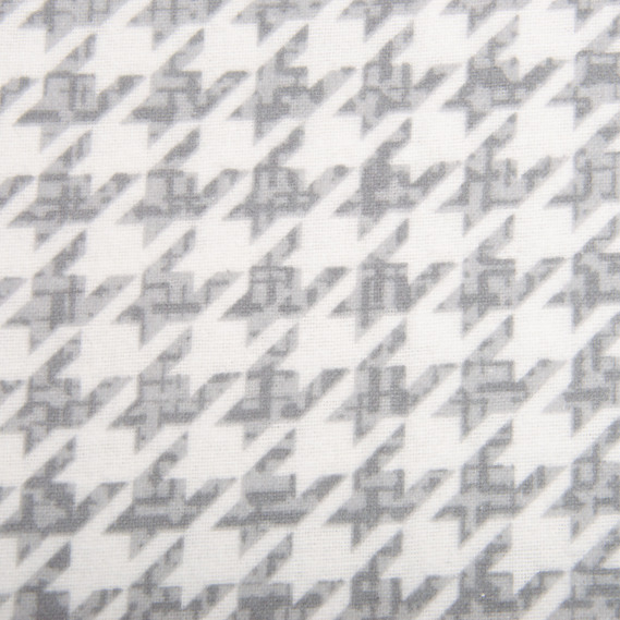 Cotton flannel fabric, 240 cm wide 170 g/m2 soft fabric suitable for bedding and baby swaddles 4.28656/8 Лапка сіра, фото 3