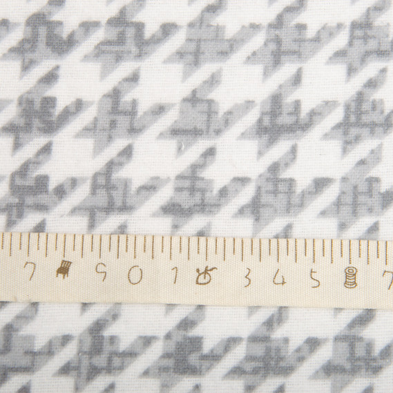 Cotton flannel fabric, 240 cm wide 170 g/m2 soft fabric suitable for bedding and baby swaddles 4.28656/8 Лапка сіра, фото 6