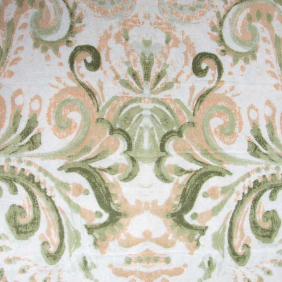 Cotton flannel fabric, 240 cm wide 170 g/m2 soft fabric suitable for bedding and baby swaddles 7.25883/14 Візерунок зелена, фото 2