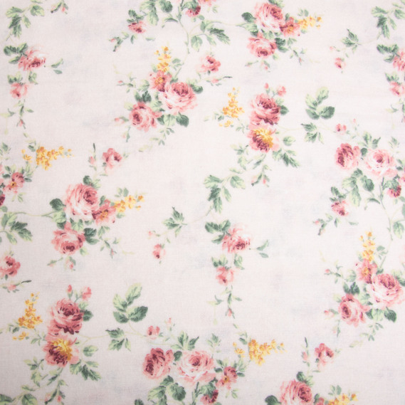 Cotton flannel fabric, 240 cm wide 170 g/m2 soft fabric suitable for bedding and baby swaddles 10.20795/34 Прованс пудра, фото 2