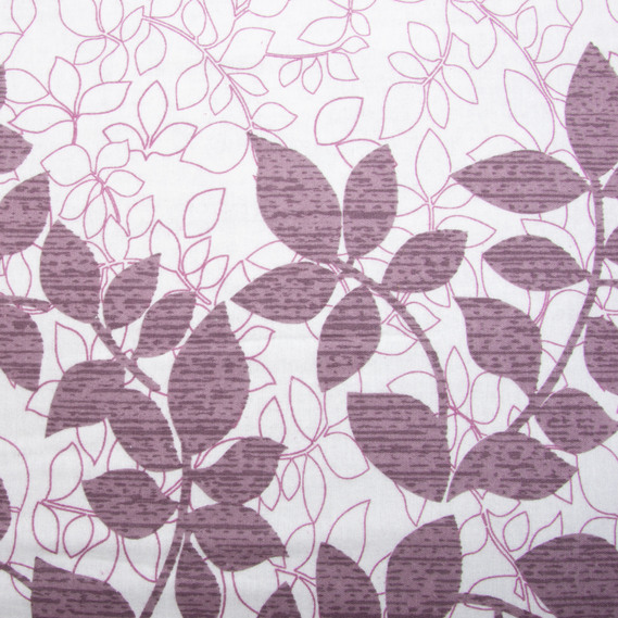 Тканина фланель бавовна 240 см 170 гр/м2, м`яка тканина для постільної білизни, пелюшок 9.23309/7 Гілочка лілова, фото 2