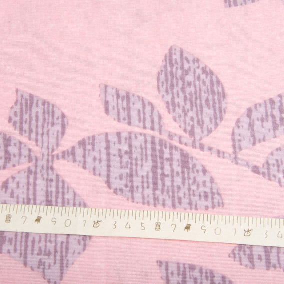 Тканина фланель бавовна 240 см 170 гр/м2, м`яка тканина для постільної білизни, пелюшок 9.23309/7 Гілочка лілова, фото 6