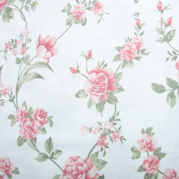 Cotton flannel fabric, 240 cm wide 170 g/m2 soft fabric suitable for bedding and baby swaddles 6.23892/13 Троянда пудра, фото 2