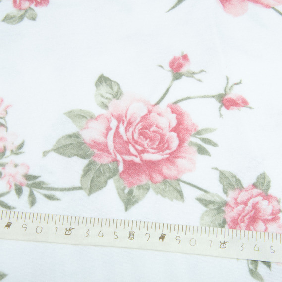 Cotton flannel fabric, 240 cm wide 170 g/m2 soft fabric suitable for bedding and baby swaddles 6.23892/13 Троянда пудра, фото 5