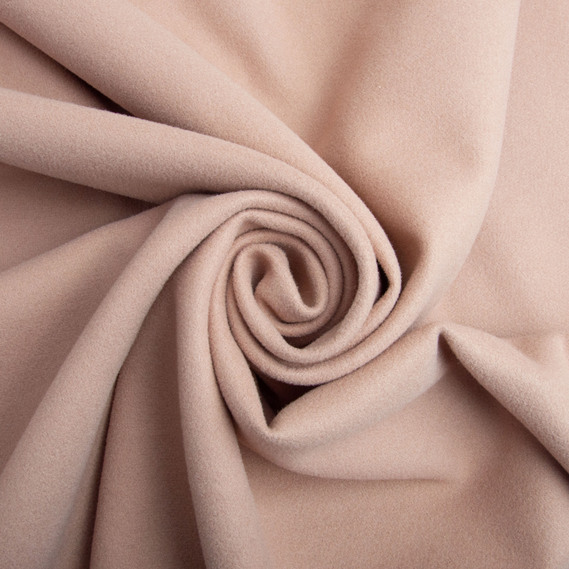 Ткань пальтовая Флоренс 150 см 360 гр/м2, плотная ткань для верхней одежды, пальто и курток капучино, фото 1