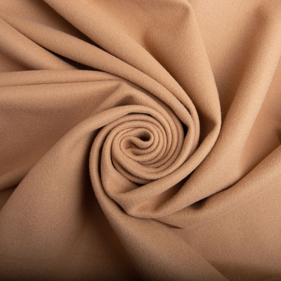 Ткань пальтовая Вивиан 150 см 360 гр/м2, плотная ткань для верхней одежды, пальто и курток беж, фото 1