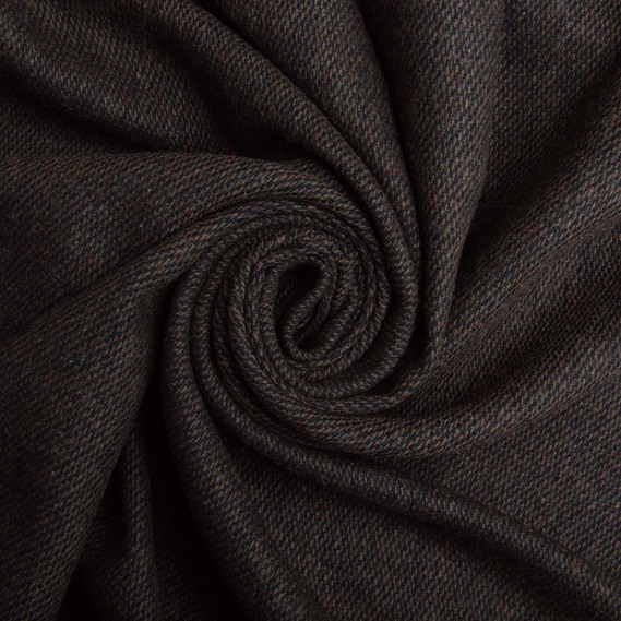 Ткань костюмная однотонная Твид 150 см 300 гр/м2, для одежды, платьев, костюмов, юбок V-3 шоколад, фото 1