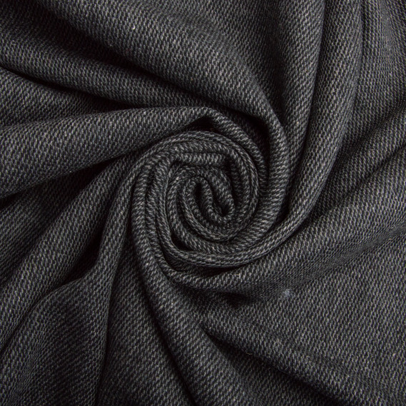 Ткань костюмная однотонная Твид 150 см 300 гр/м2, для одежды, платьев, костюмов, юбок V-1 сірий, фото 1