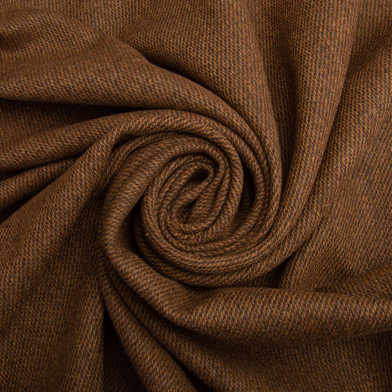 Ткань костюмная однотонная Твид 150 см 300 гр/м2, для одежды, платьев, костюмов, юбок V-5 кемел, фото 1