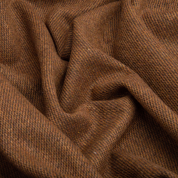 Ткань костюмная однотонная Твид 150 см 300 гр/м2, для одежды, платьев, костюмов, юбок V-5 кемел, фото 3