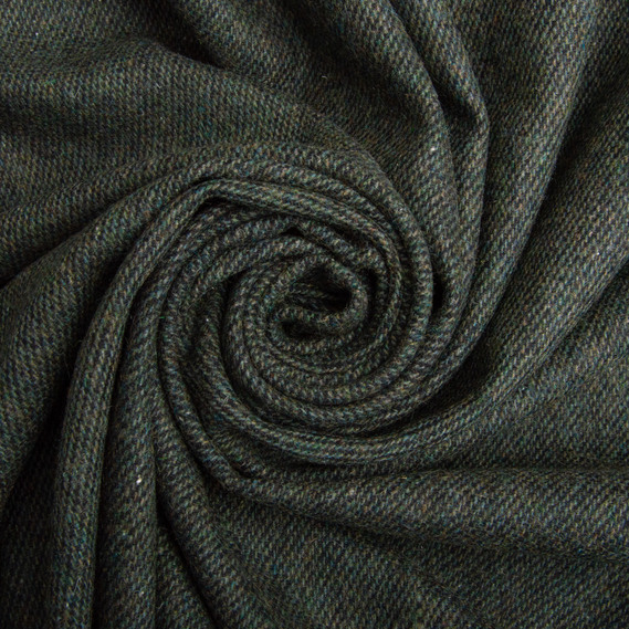 Solid tweed suit fabric 150 cm  300 g/m2, suitable for clothing, dresses, suits, and skirts V-6 зелений, фото 1