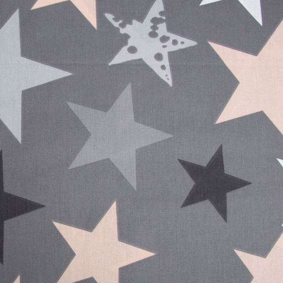 Ткань бязь ранфорс для постельного белья, хлопок, 125 гр/м2, 220 см R-5003 А STAR, фото 2