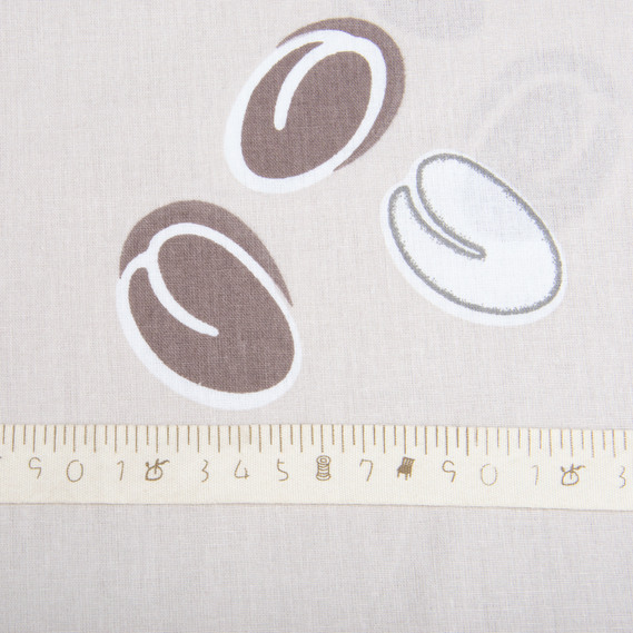 Тканина бязь ранфорс для постільної білизни, бавовна,  125 гр/м2, 220 см R-81258 В Кава, фото 5