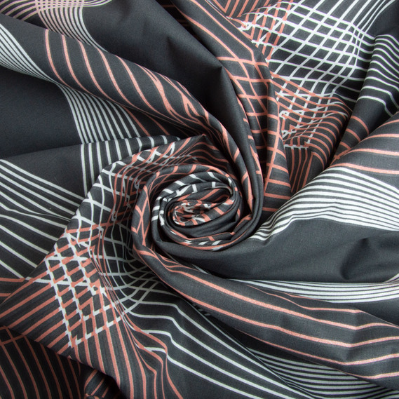 Ткань бязь ранфорс для постельного белья, хлопок, 125 гр/м2, 220 см R-2392 А Спектор, фото 1