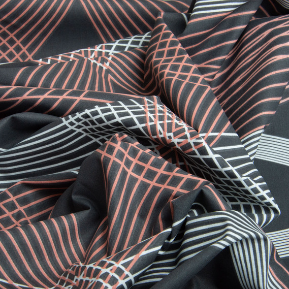 Ткань бязь ранфорс для постельного белья, хлопок, 125 гр/м2, 220 см R-2392 А Спектор, фото 3