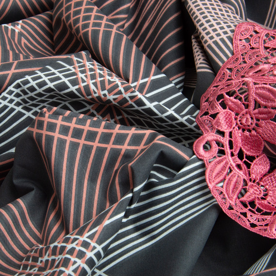 Ткань бязь ранфорс для постельного белья, хлопок, 125 гр/м2, 220 см R-2392 А Спектор, фото 4